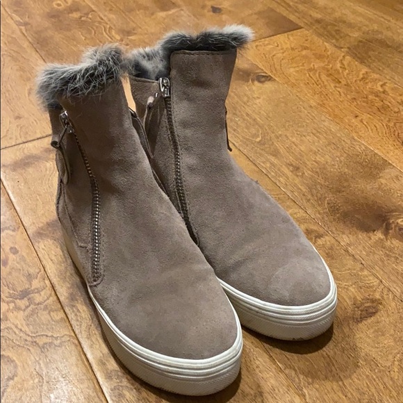 Dolce vita fur lined sneakers Clearance